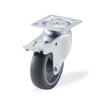 Колёсная опора Kama 1702-MTB-100-F18 с тормозом