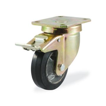 Колёсная опора KAMA 4102-DYR-160-F18 с тормозом