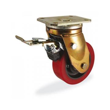 Колёсная опора KAMA 4302-KOR-160-F09 с тормозом