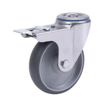 Колёсная опора ALEX A-3300-MTB-160-F18 с тормозом