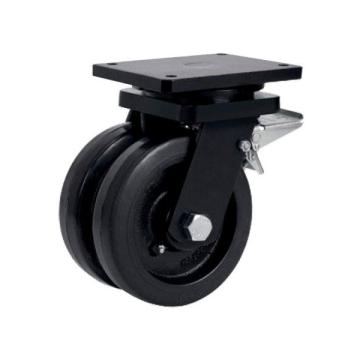 Колёсная опора ALEX A-6702-DYR-200-F09 с тормозом