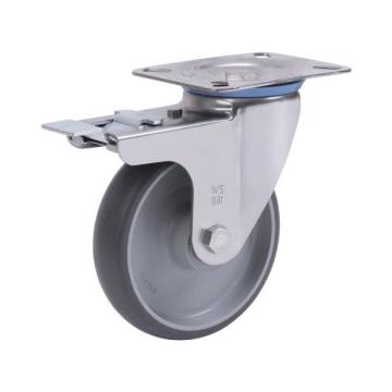 Колёсная опора ALEX A-S-3302-MTB-100-F18 с тормозом