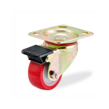 Колёсная опора KAMA K-4102-PUR-055-F04 с тормозом