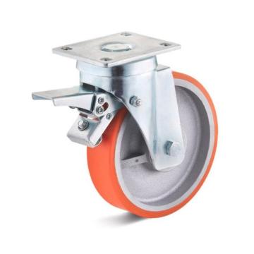 Колёсная опора TORWEGGE T-4102-DUR-200x60-F09 c тормозом