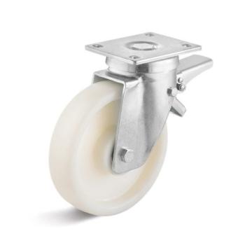 Колёсная опора TORWEGGE T-4102-RPR-125-F09 c тормозом