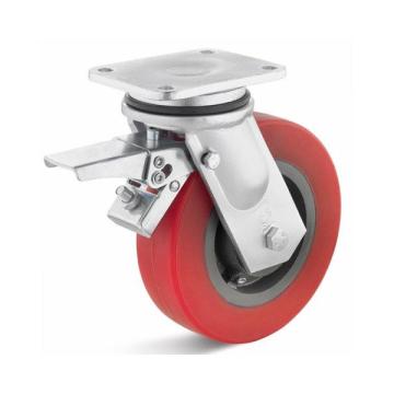 Колёсная опора TORWEGGE T-4302-DEUR-300-F09 c тормозом