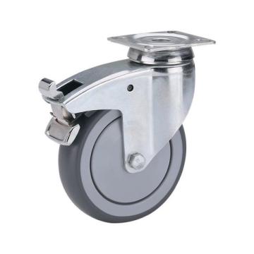 Колёсная опора ALEX TW-2802-MTR-100-F18 с тормозом