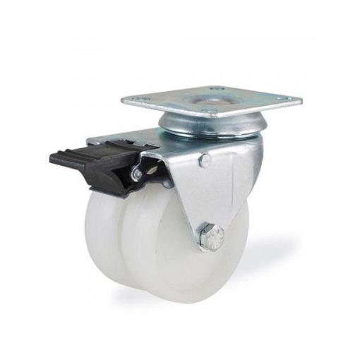 Колёсная опора Kama 2702-PPB-050-F18 с тормозом