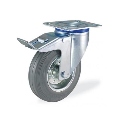 Колёсная опора Kama 3302-SES-250-F18 с тормозом