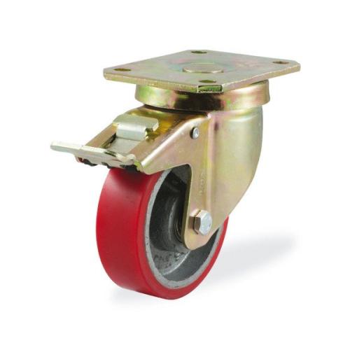 Колёсная опора KAMA 4102-DOR-150-F18 с тормозом