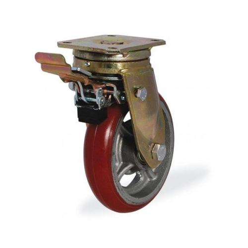 Колёсная опора KAMA 4302-D2OR-150-F09 с тормозом