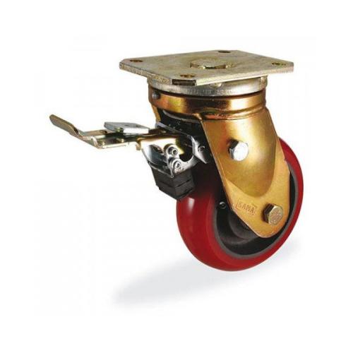 Колёсная опора KAMA 4302-K2OR-150-F09 с тормозом