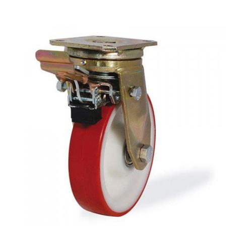 Колёсная опора KAMA 4302-PUR-200-F09 с тормозом