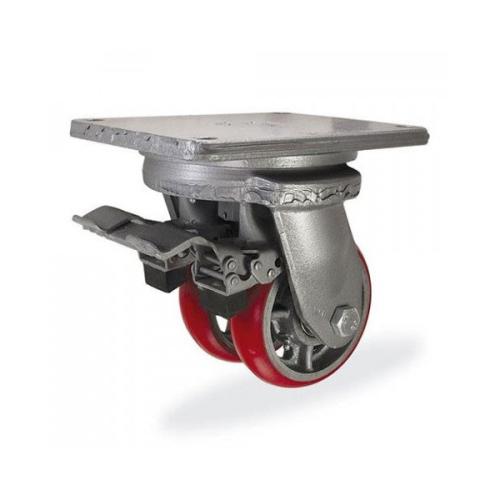 Колёсная опора KAMA 6702-D2OR-150-F09 с тормозом