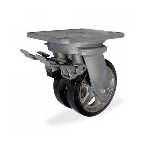 Колёсная опора KAMA 6702-DYR-250-F09 с тормозом