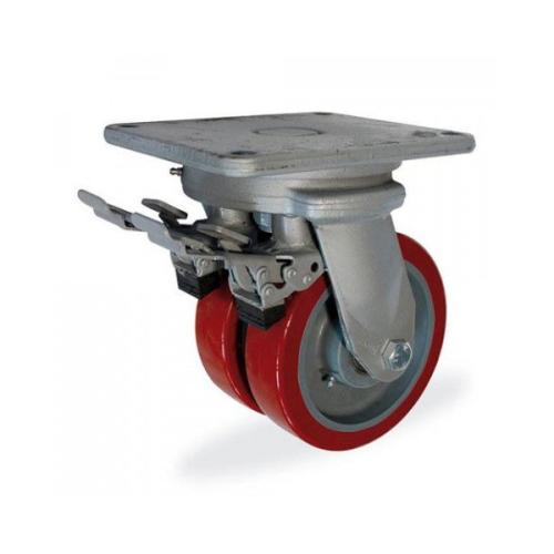 Колёсная опора KAMA 6702-KUR-150-F09 с тормозом