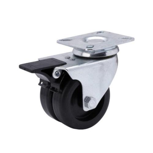 Колёсная опора ALEX A-2702-MMB-075-F18-B с тормозом