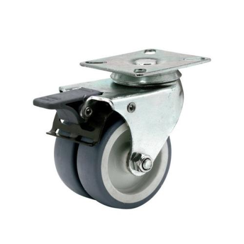 Колёсная опора ALEX A-2702-MTB-050-F04 с тормозом