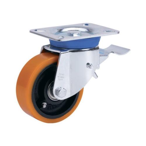 Колёсная опора ALEX A-3202-DOR-125-F09 с тормозом