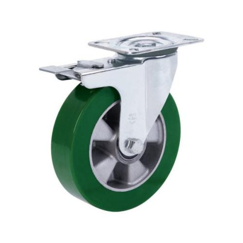 Колёсная опора ALEX A-3202-ZXR-160-F18 с тормозом