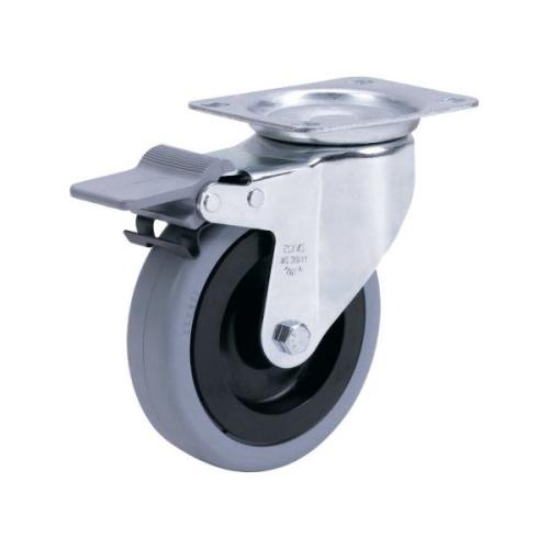 Колёсная опора ALEX A-3302-MER-080-F18 с тормозом