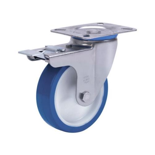 Колёсная опора ALEX A-3302-PEUR-100-F18 с тормозом