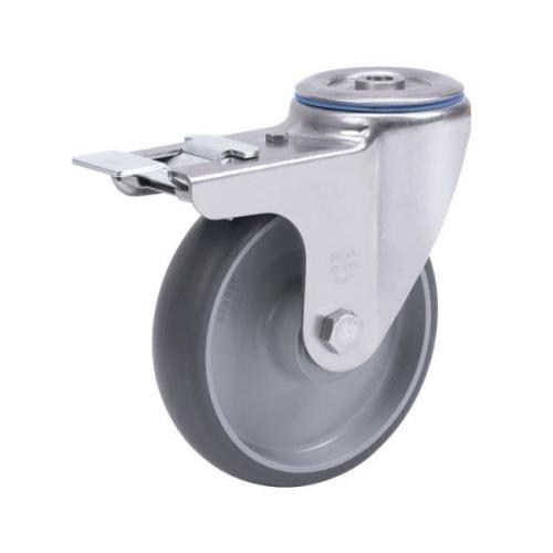 Колёсная опора ALEX A-S-3300-MTB-200-F18 с тормозом