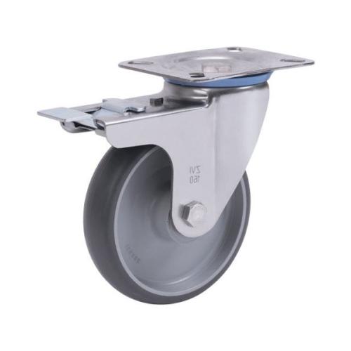 Колёсная опора ALEX A-S-3302-MTB-160-F18 с тормозом