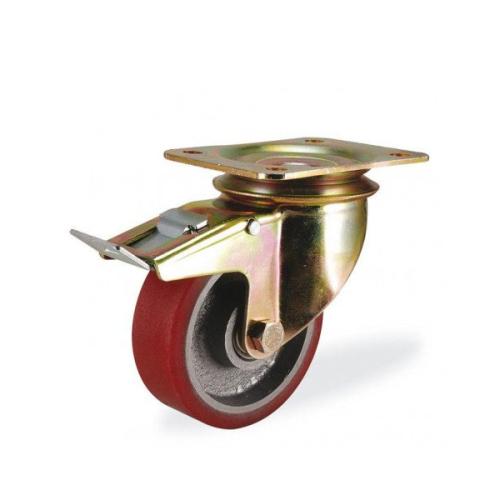 Колёсная опора KAMA K-4102-DOR-055-F04 с тормозом