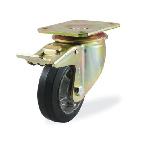 Колёсная опора KAMA K-4102-DYR-125-F18 с тормозом