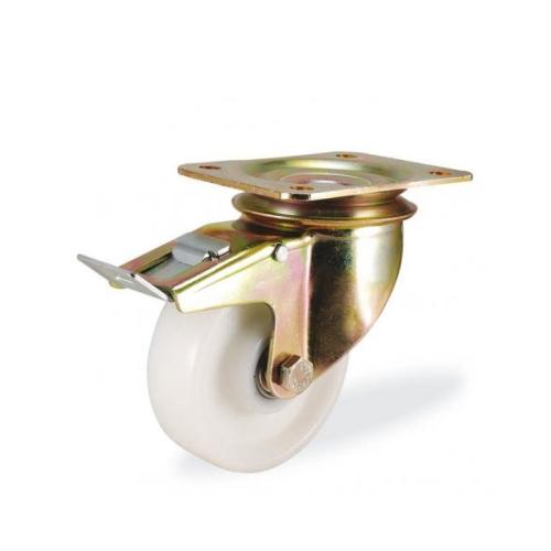 Колёсная опора KAMA K-4102-RPR-100-F18 с тормозом