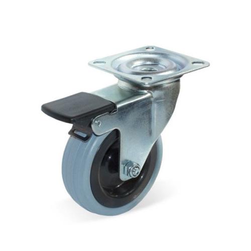 Колёсная опора LIV LK-1702-MTB-100-F18 с тормозом