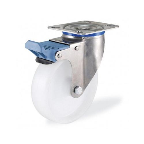 Колёсная опора KAMA S-3202-MMB-100-F18 с тормозом