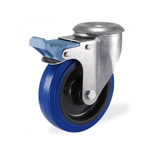 Колёсная опора KAMA S-3300-PRB-100-F18 с тормозом