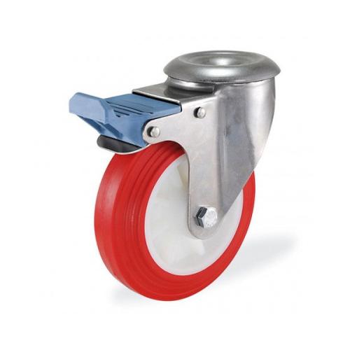 Колёсная опора KAMA S-3300-PUB-080-F18 с тормозом