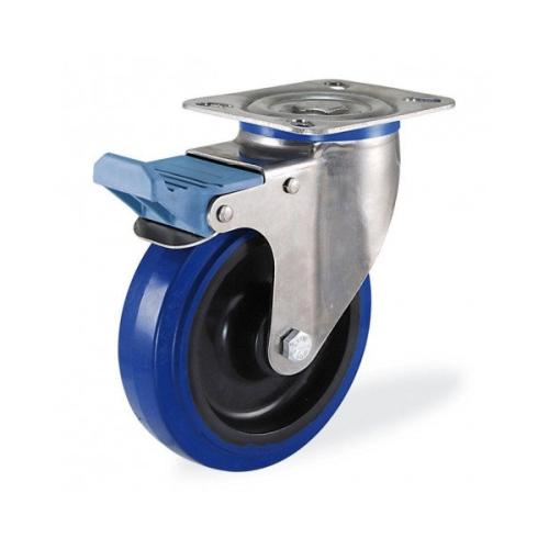 Колёсная опора KAMA S-3302-PRB-080-F18 с тормозом