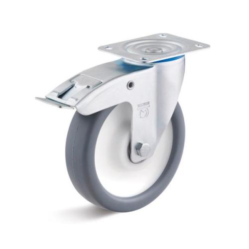 Колёсная опора TORWEGGE T-3302-MER-125-F18 c тормозом