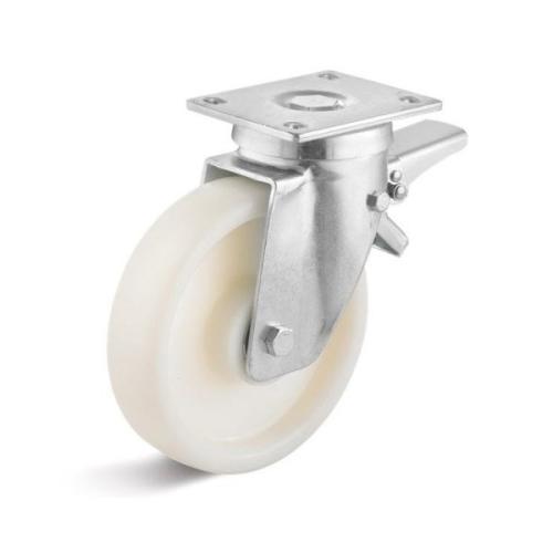 Колёсная опора TORWEGGE T-4102-RPR-080-F09 c тормозом