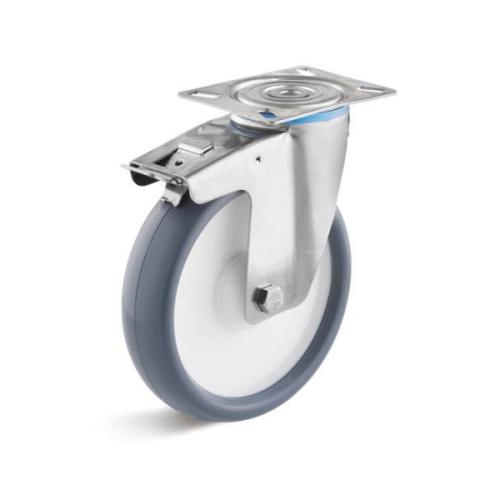 Колёсная опора TORWEGGE T-S-3302-MER-200-F18 с тормозом