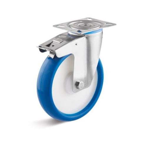 Колёсная опора TORWEGGE T-S-3302-PUR-080-F18 с тормозом