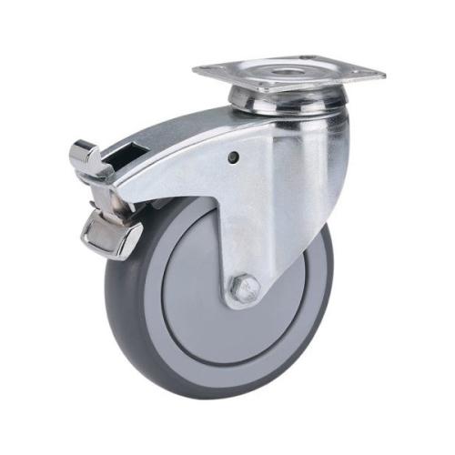 Колёсная опора ALEX TW-2802-MTR-125-F18 с тормозом