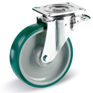 Колёсная опора LIV LK-3202-PUR-160-F09 с тормозом