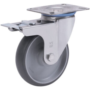 Колёсная опора ALEX A-S-3302-MTB-200-F18 с тормозом