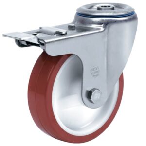 Колёсная опора ALEX A-S-3300-MUB-100-F18-L с тормозом