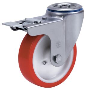 Колёсная опора ALEX A-S-3300-PUB-100-F18-L с тормозом