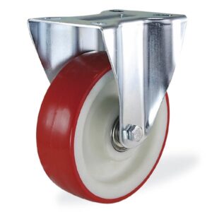 Колёсная опора KAMA 3207-PUR-125 неповоротная