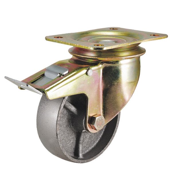 3602-ddb-f18-600x600 Колёсная опора KAMA 3602-DDB-100-F18-HT с тормозом — изображение 1