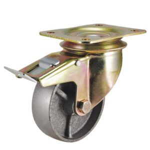 Колёсная опора KAMA 3602-DDB-150-F18-HT с тормозом