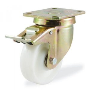 Колёсная опора KAMA 4102-RPR-100-F18 с тормозом