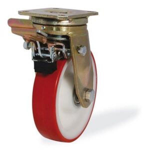 Колёсная опора KAMA 4302-PUR-200-F09 с тормозом